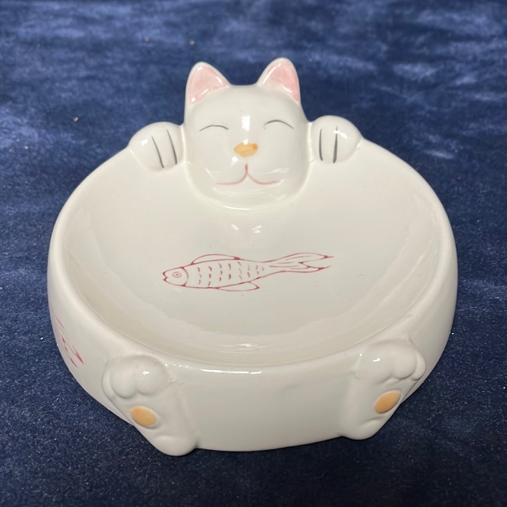 Cat Bowl Jewelry Holder